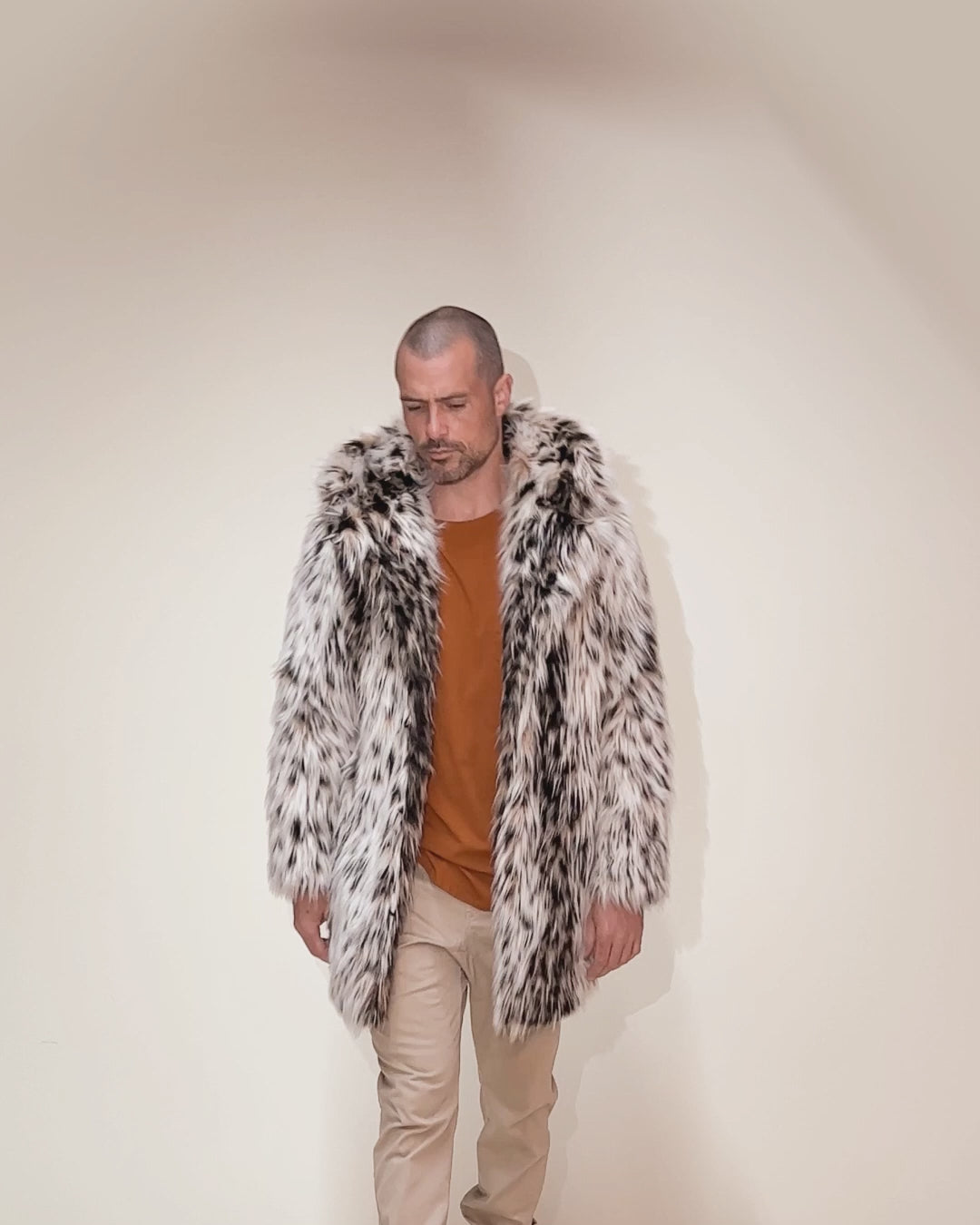 Classic Men's Faux Fur Coat | Lil' Cheetah