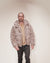 Strawberry Leopard Classic ULTRA SOFT Faux Fur Puffer Jacket | Men's