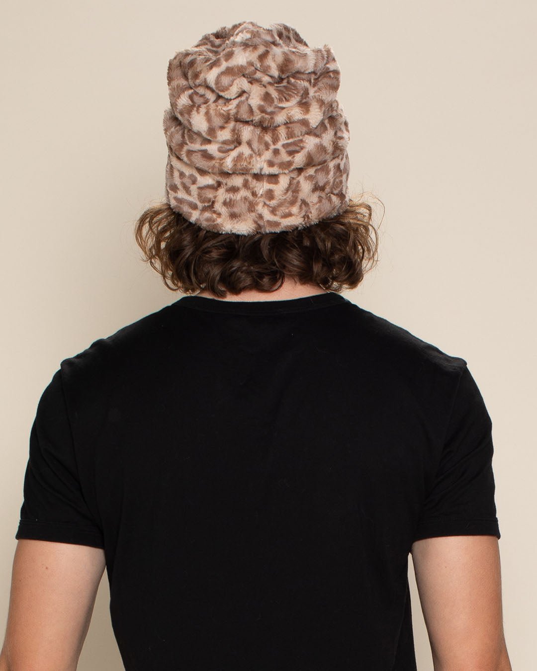 Strawberry Leopard ULTRA SOFT Faux Fur Beanie | Men's