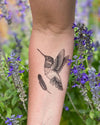 Hummingbird Temporary Tattoo