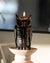 Black Pillar Candle | Owl