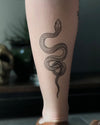 Garden Snake Temporary Tattoo