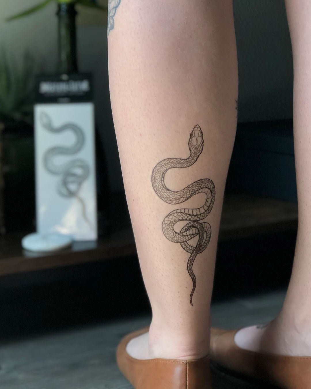 Garden Snake Temporary Tattoo