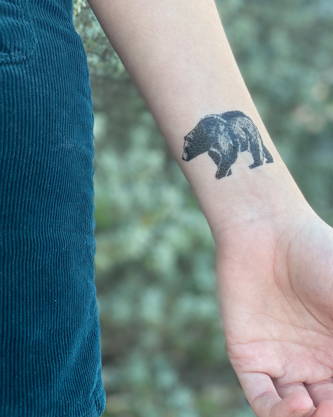 Bear + Wildlife Temporary Tattoo