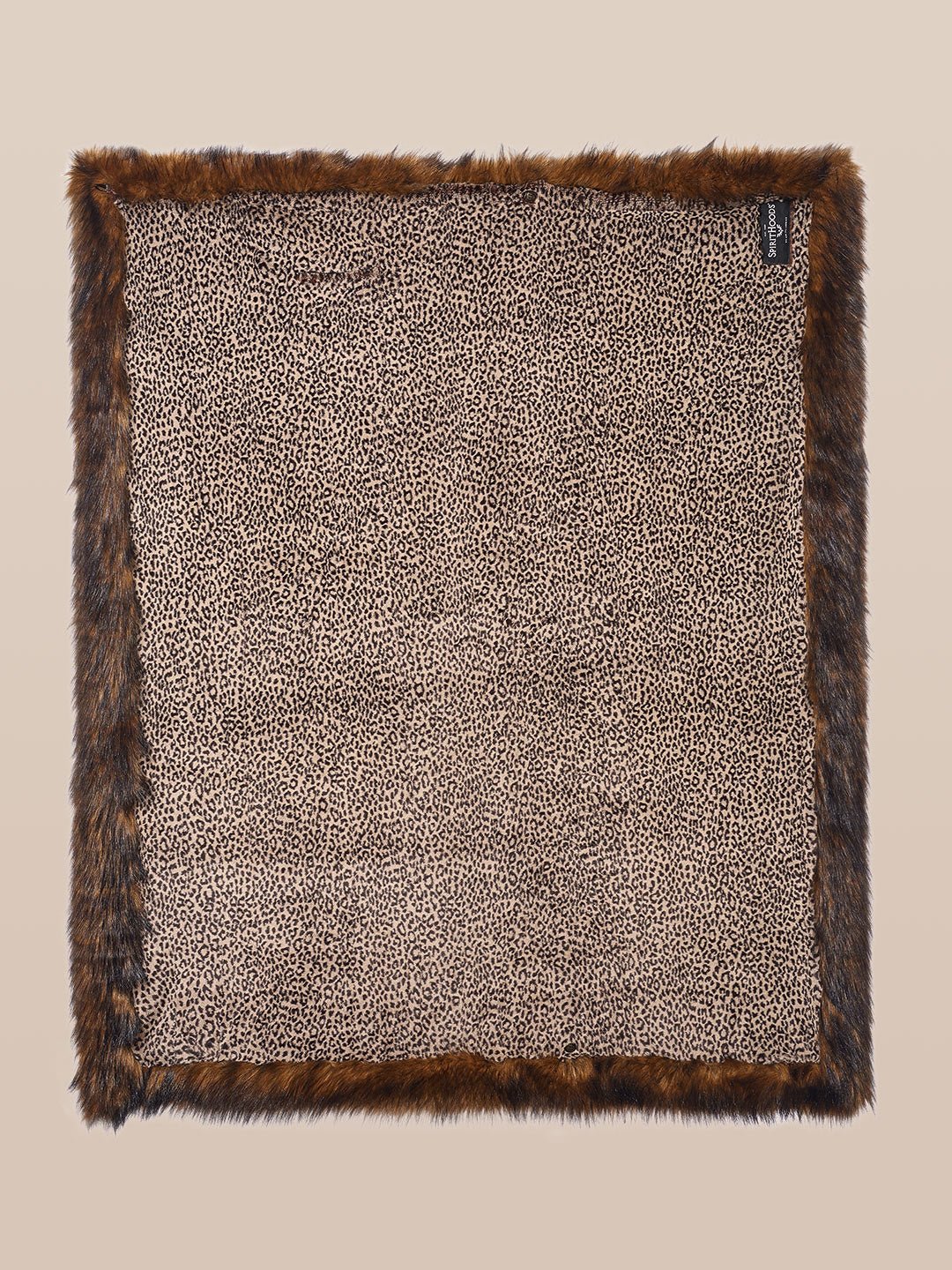 100% Acrylic Liner of Kodiak Bear Faux Fur Throw