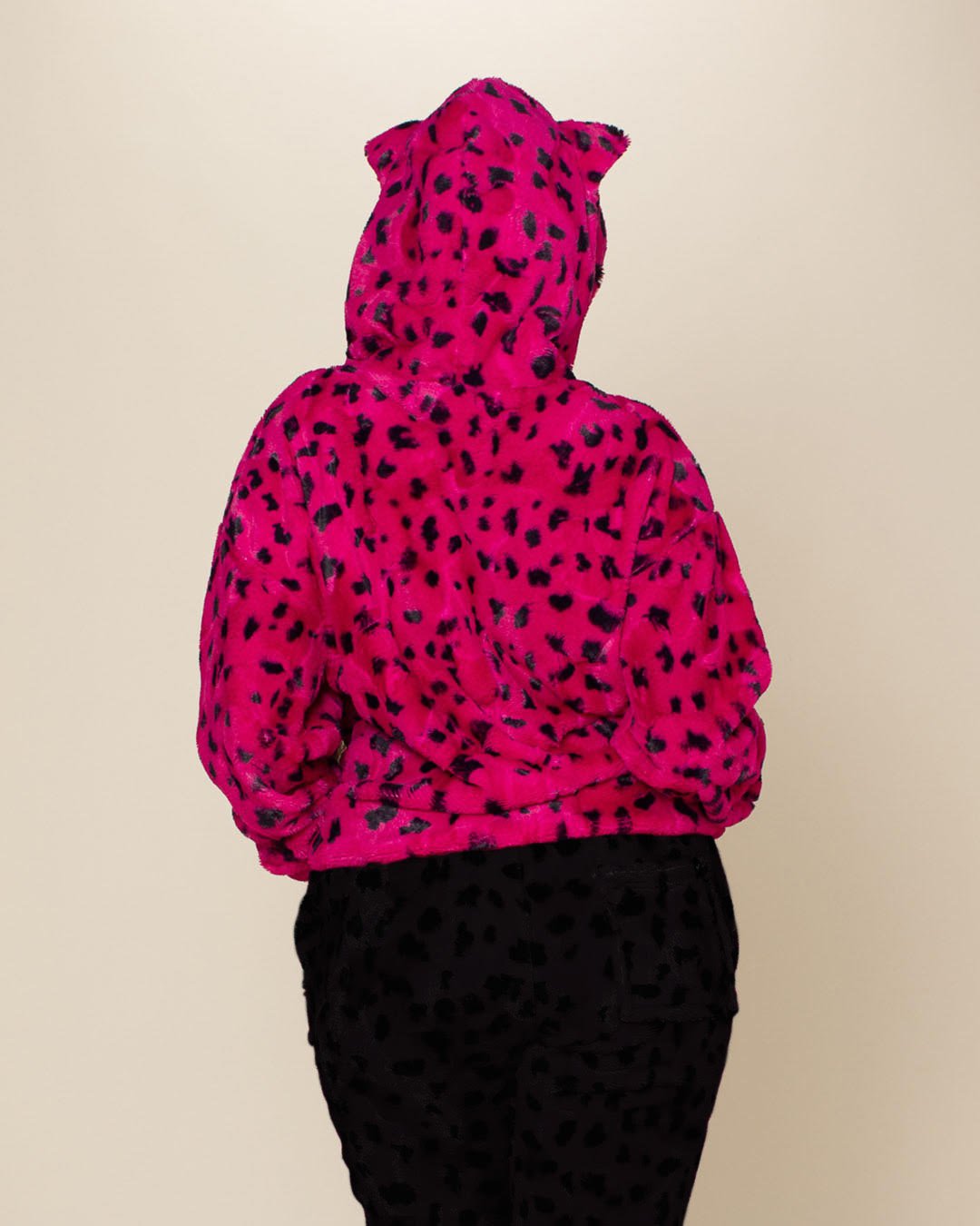 Vs PINK fur leopard high quality hoodie