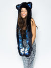 CatsInSpace Midnight Catstronaut CE Faux Fur with Hood