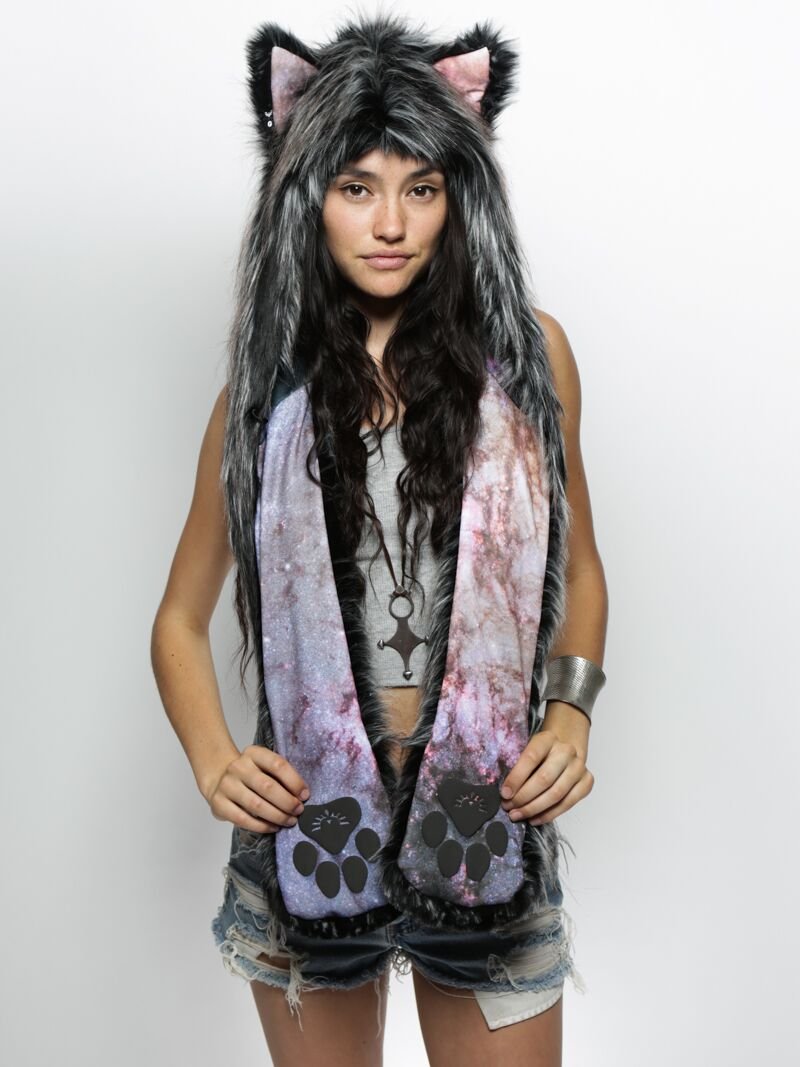 Limited Edition Night Fox Galaxy SpiritHood on Female