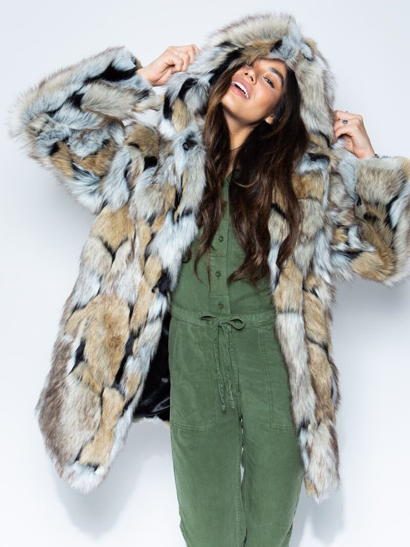 Faux coat womens best sale