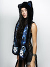 CatsInSpace Midnight Catstronaut CE Hooded Faux Fur