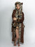 Classic Leopard Faux Fur House Robe with Hood