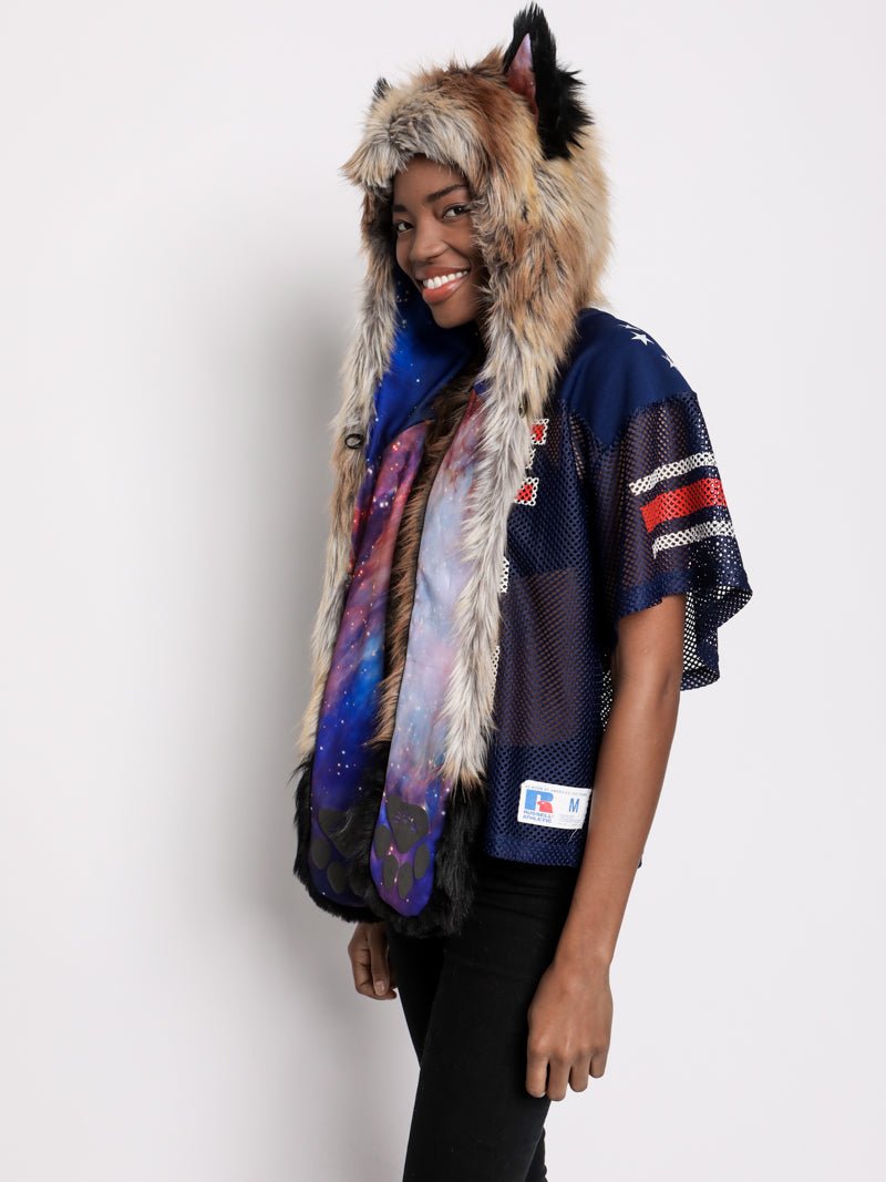 Red Fox 2.0 Galaxy CE SpiritHood Hooded Faux Fur on Woman