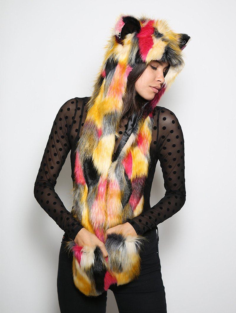 SpiritHood with Picasso Calico Kitty Design