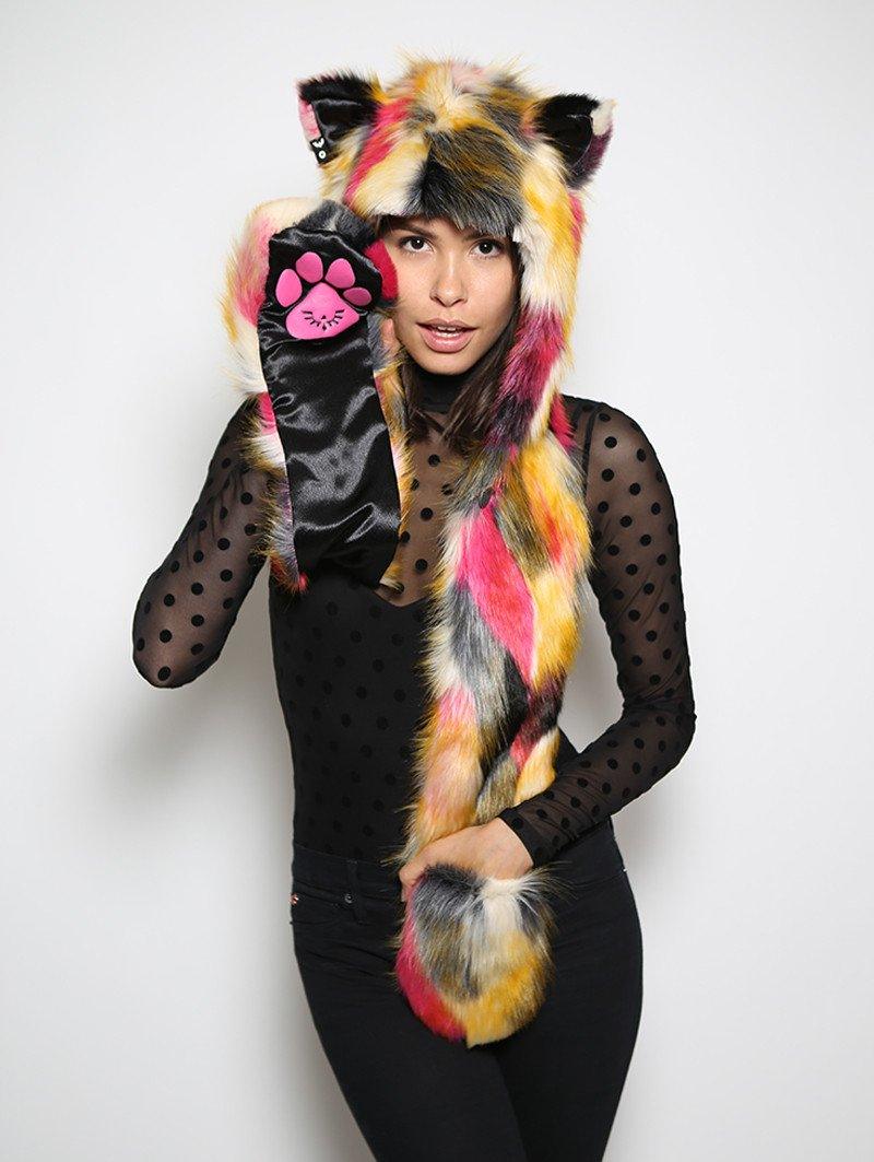 Picasso Calico Kitty SpiritHood on Woman