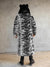 Man wearing Tiger Classic Faux Fur Style Robe, back view 1