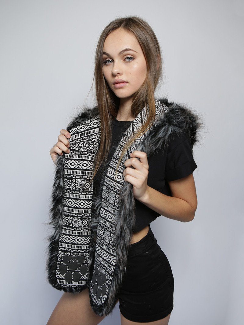 Female Wearing Limited Edition Night Fox SpiritHood 