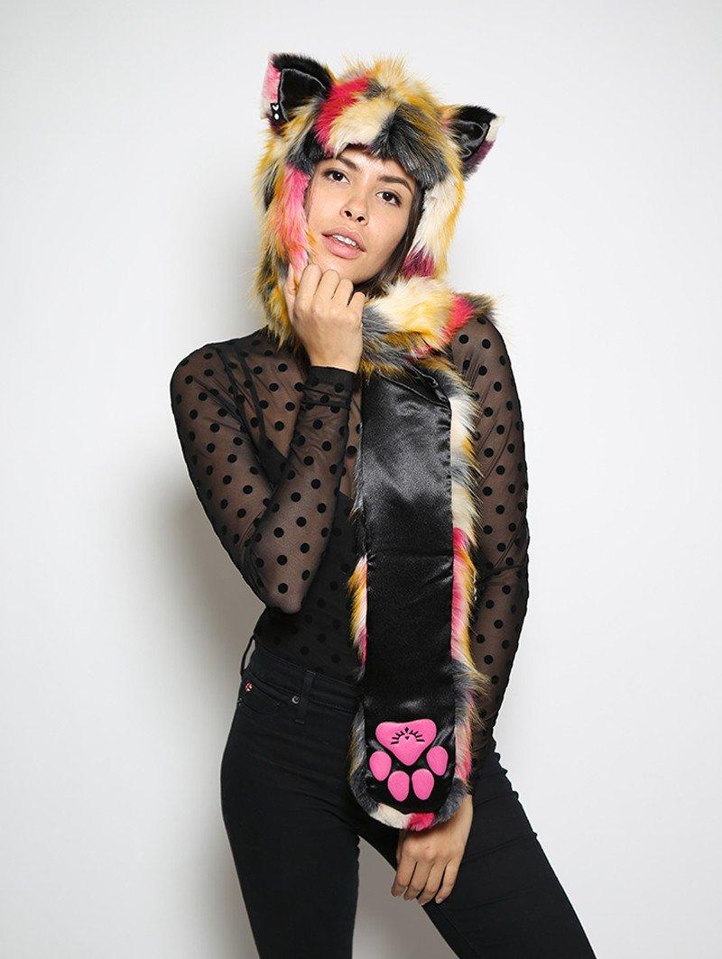 Picasso Calico Kitty SpiritHood on Female Model