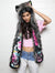 Mystic Wolf Floral Collectors Faux Fur with Hood