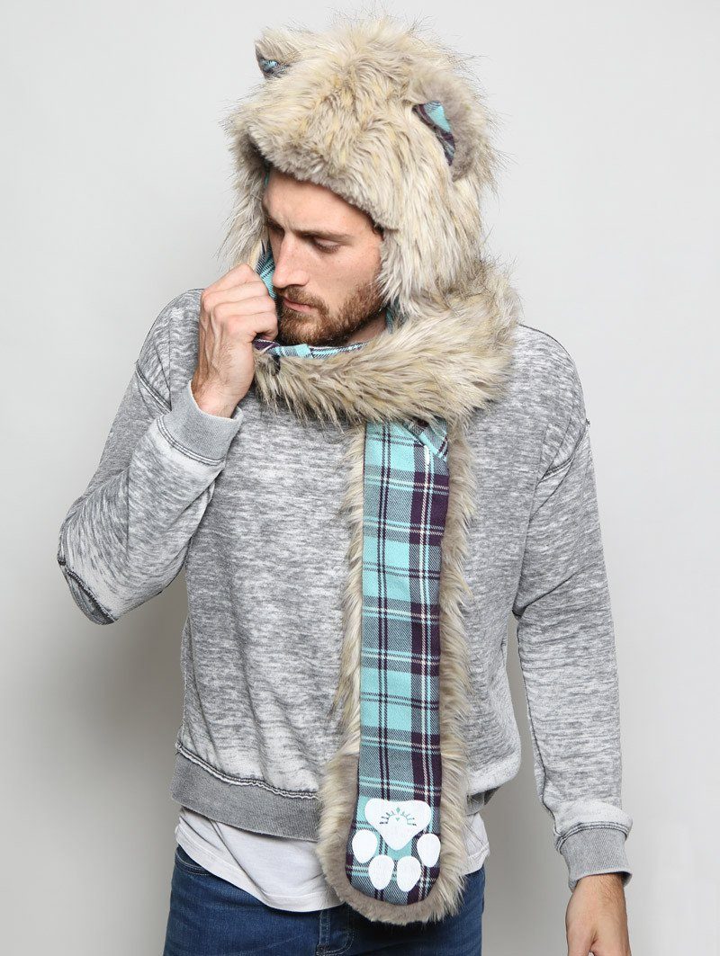 Male Wearing Tibetan Fox Collectors Edition SpiritHood