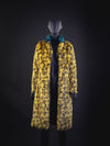 Video Showing Design Features of Faux Fur Coat with Yellow Cheetah Design