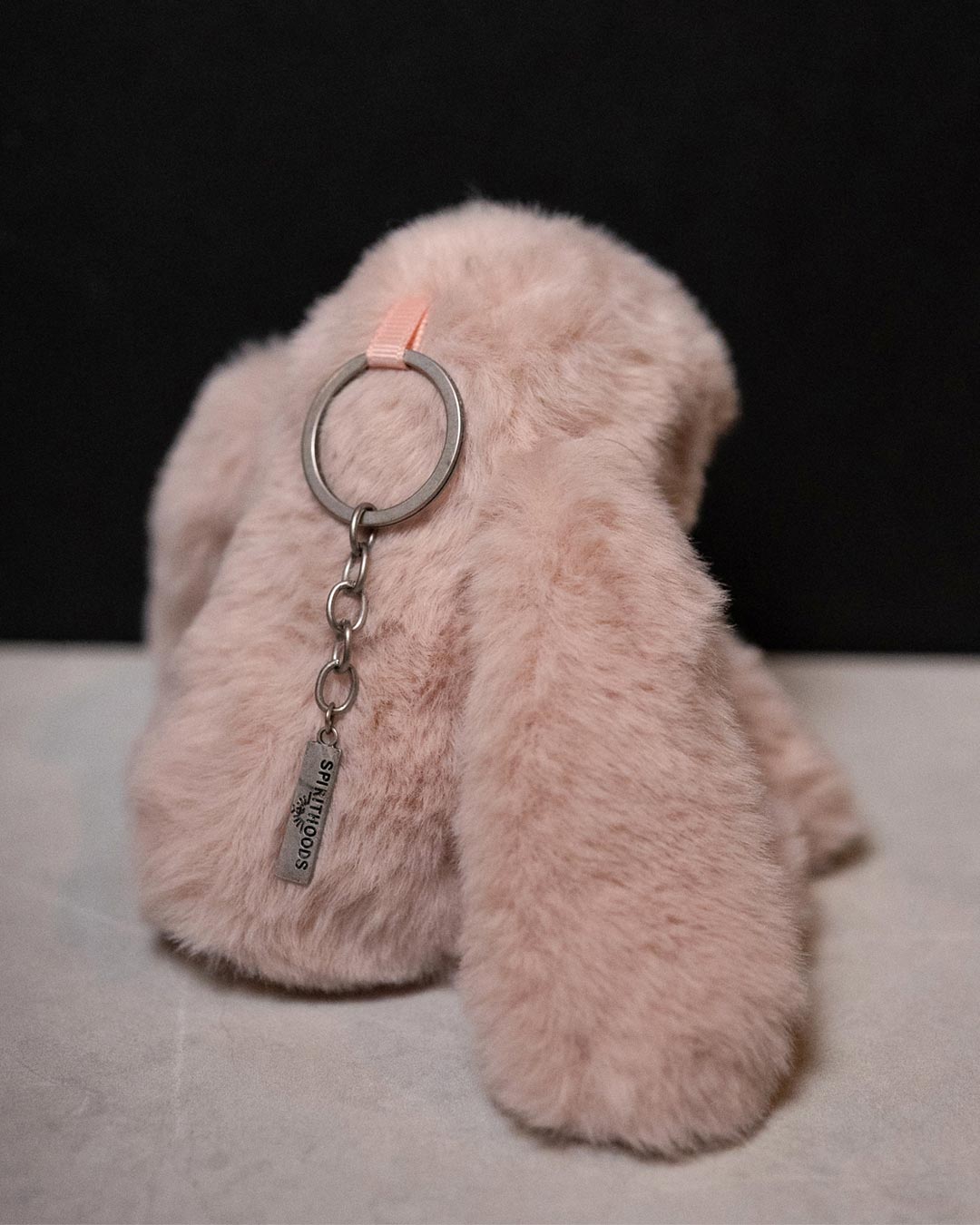 SpiritHoods Bunny Faux Fur Keychain