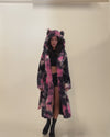 Ink Spotted Leopard Classic Collector Edition Faux Fur Style Robe | Women's