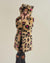 Pink Spotted Leopard Classic Faux Fur Coat | Women's