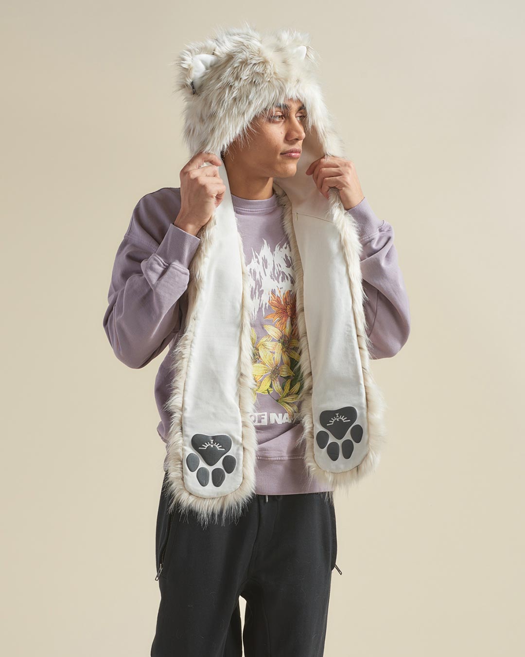 Spirithoods Kids good Fur Hat/Scarf