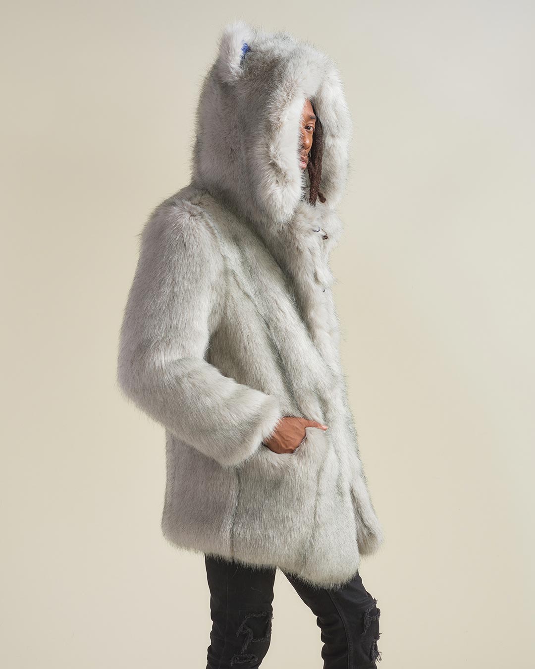 Arctic Wolf Luxe Classic Faux Fur Coat | Men's - SpiritHoods