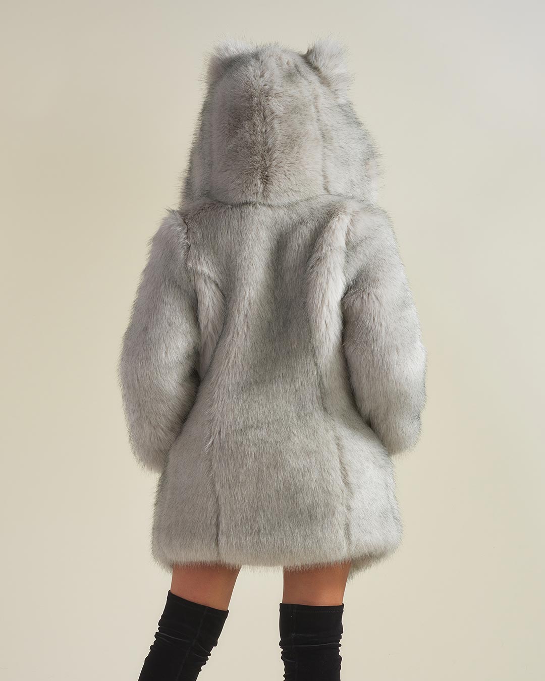 On sale Arctic Wolf Spirit Hood (FAUX FUR)