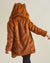 Hooded Faux Fur Coat VAMP Wolf Artist Edition Design