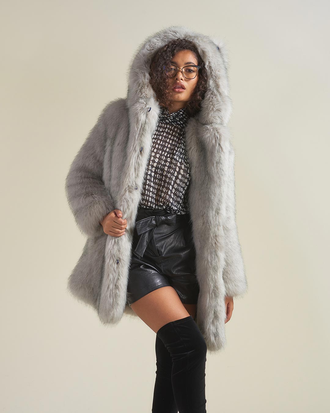 Arctic Wolf Luxe Classic Faux Fur Coat | Women's - SpiritHoods