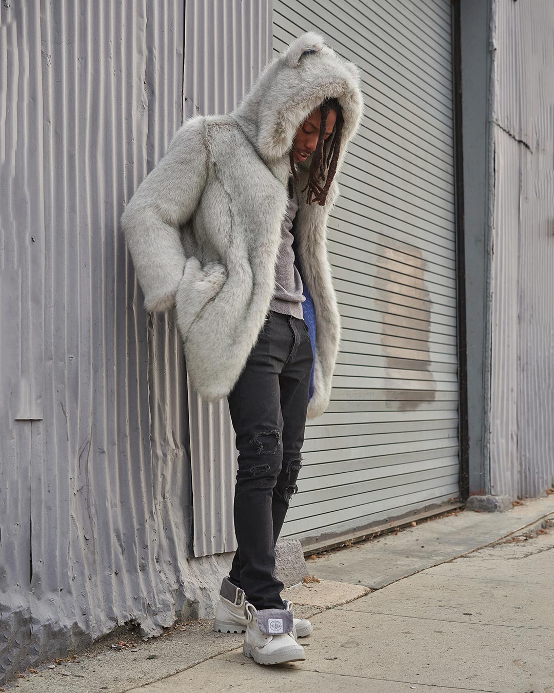 Arctic Wolf Luxe Classic Faux Fur Coat | Men's - SpiritHoods