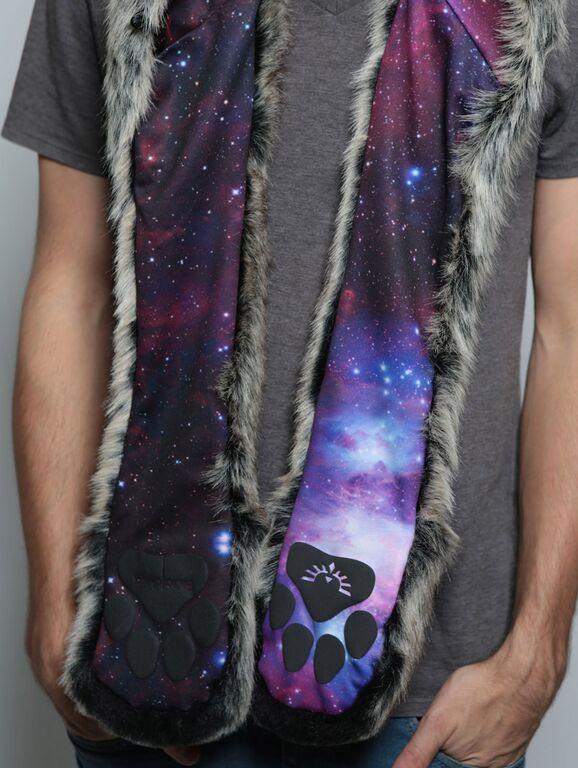 Paws with Logo on Black Milk Galaxy Wolf Collectors Edition SpiritHood 