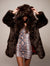 Limited Edition Brown Bear Hooded Faux Fur Coat 