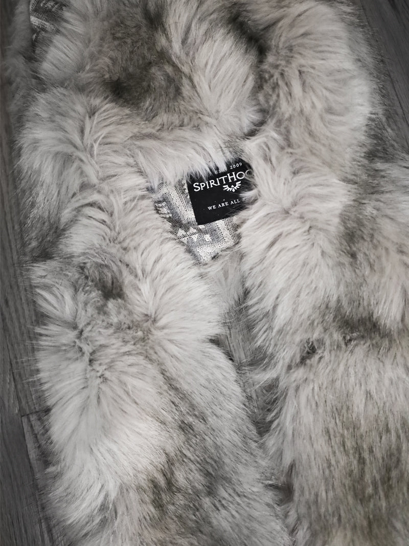 Arctic Wolf Collector Edition Faux Fur SpiritHood, view 9