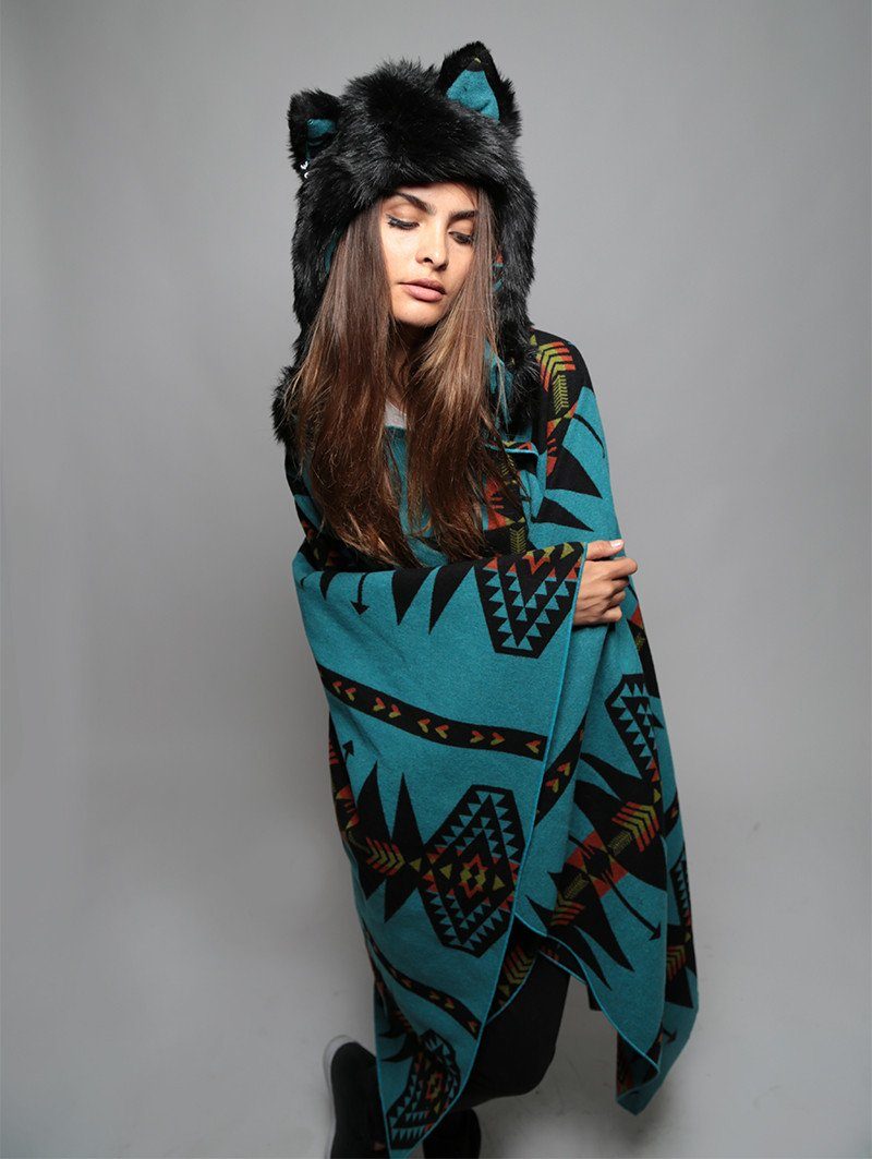 Bundle Includes Italy Cape + Black Wolf 1/2 Hood 