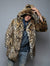 Man wearing Cheetah Faux Fur Coat, front view 4