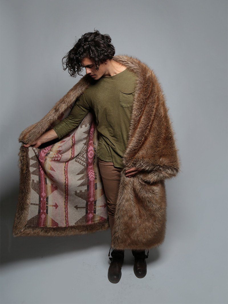 Faux Fur Limited Edition Coyote Throw