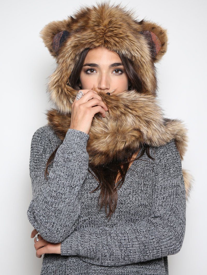 Female Wearing Kodiak Grizzly SpiritHood 