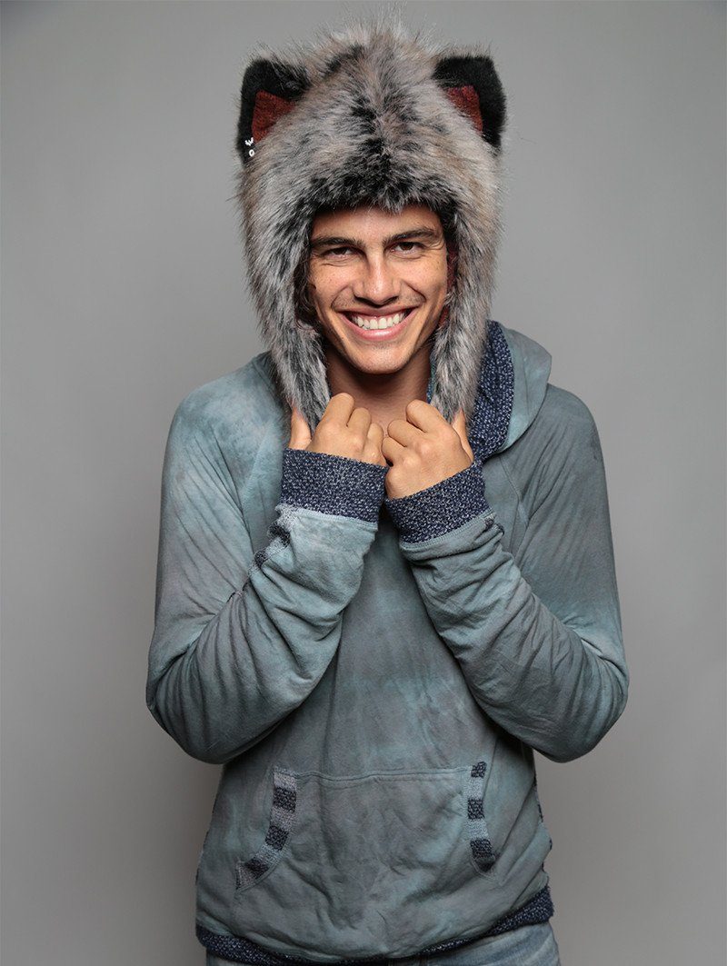 Grey Wolf 1/2 SpiritHood - SpiritHoods