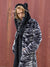 Man wearing Tiger Classic Faux Fur Style Robe, side view 1