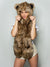 Hooded Faux Fur with Limited Edition Mama Bear Design
