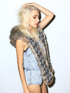 NightHawk Hooded Faux Fur 