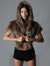 Hooded Faux Fur with NightHawk Shawl CE Design