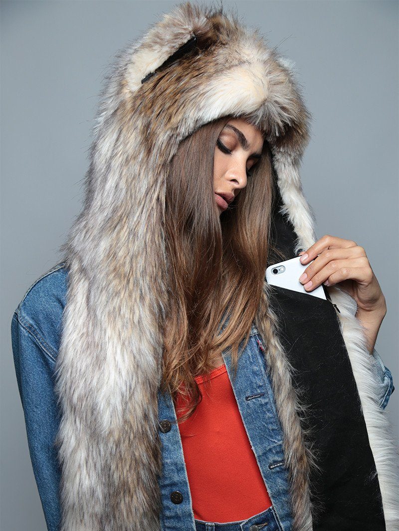 Inner Pocket View on Siberian Husky Collector Edition SpiritHood