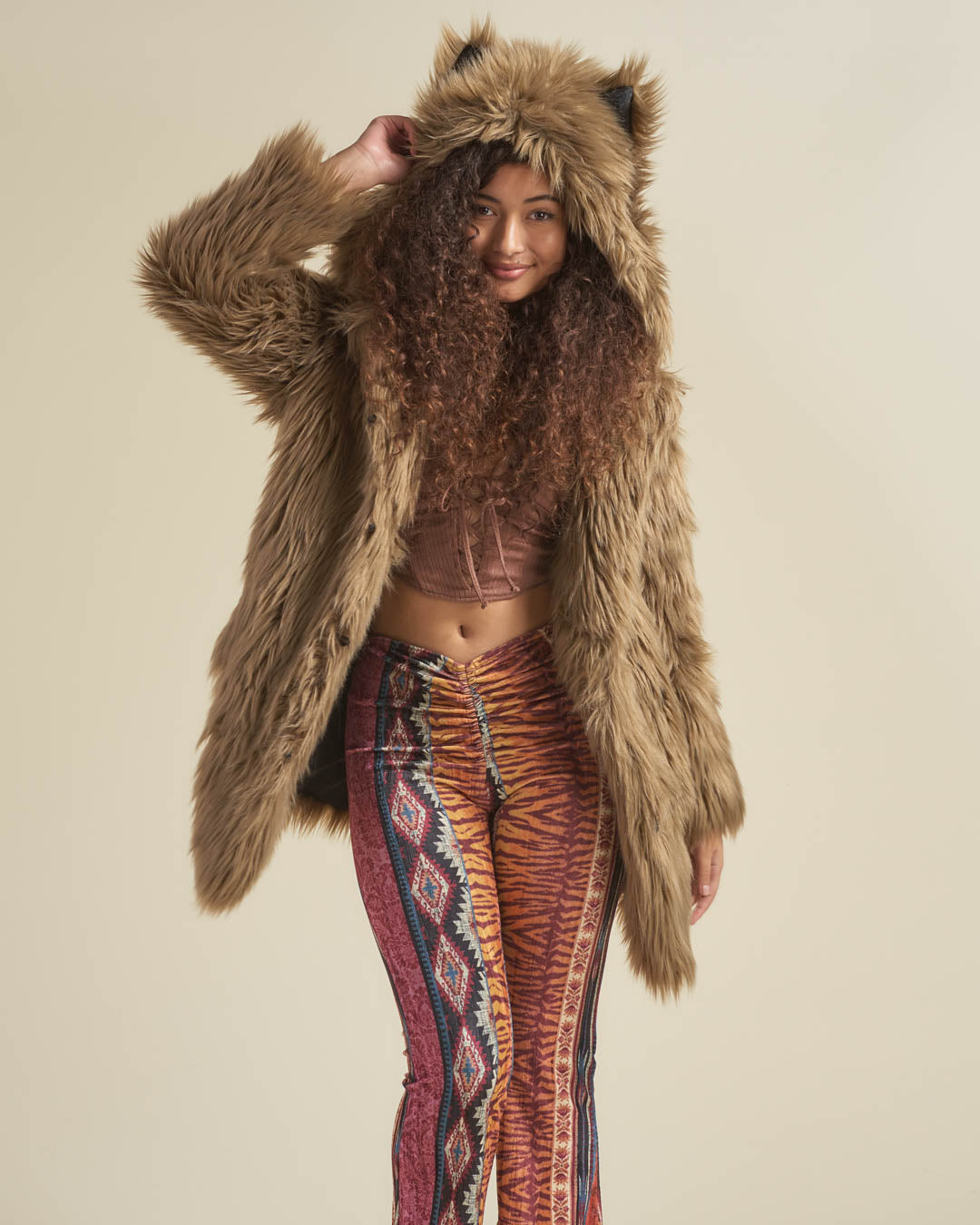 Ash Wolf Classic Faux Fur Coat | Women's