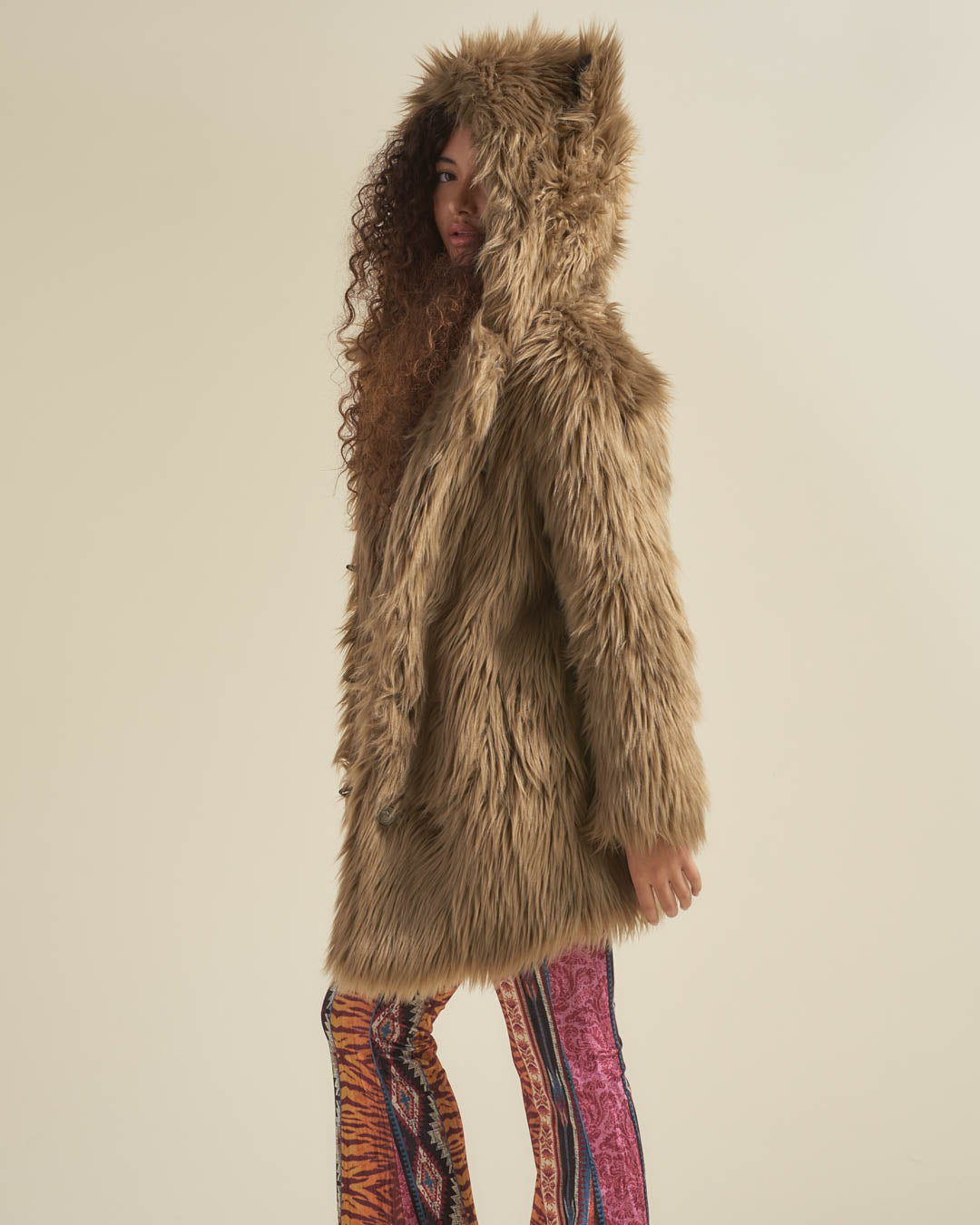 Ash Wolf Classic Faux Fur Coat | Women's