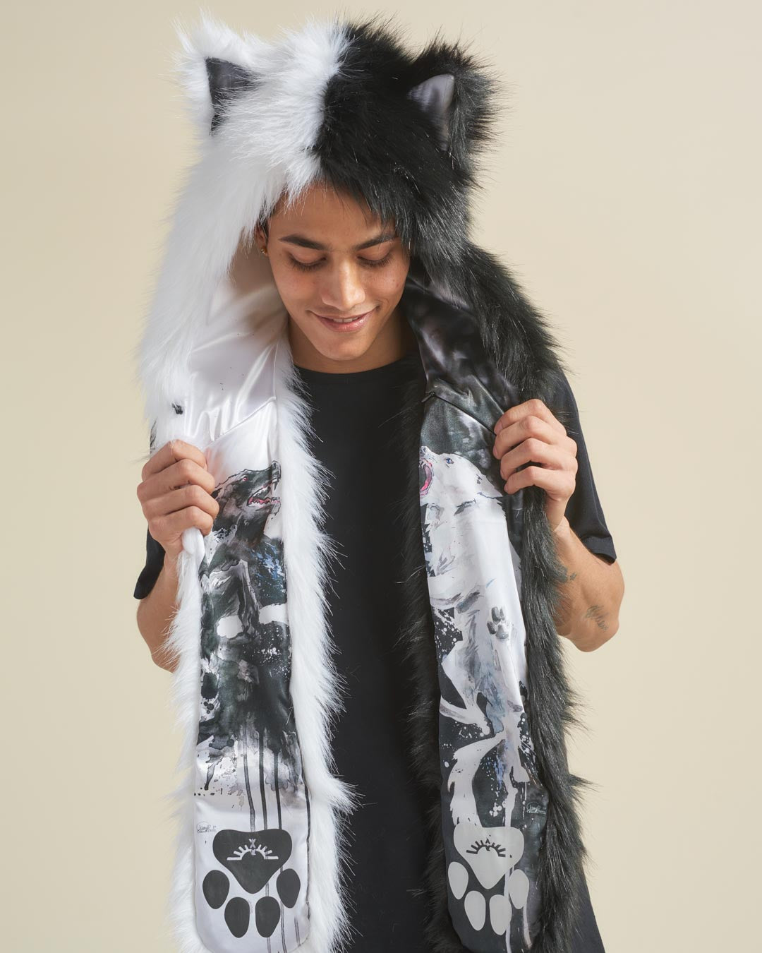 Artist Edition Lora Zombie The One You Feed Wolf Faux Fur Hood | Men's