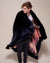 Indigo Wolf Luxe Faux Fur Throw Collector Edition on Male Model